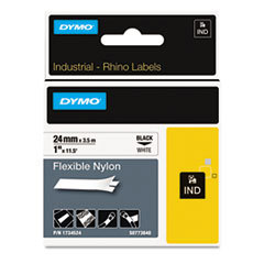 Rhino Flexible Nylon Industrial Label Tape, 1